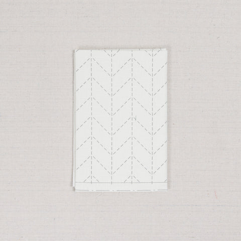 Sashiko Fabric, Herringbone in Ecru – Benzie Design